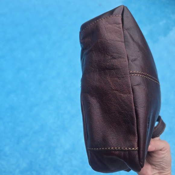 Jack Georges Voyager Hobo Bag Crossbody 11 x 10 x 3.25 Genuine Leather - Picture 4 of 10